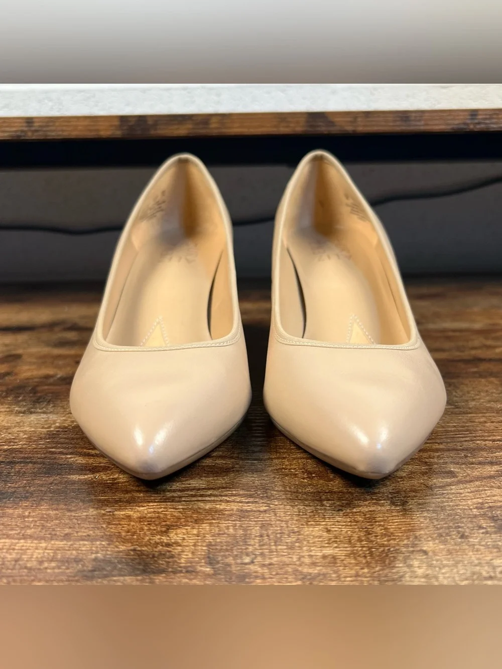 Naturalizer Oden Pumps Heeled Shoes Dressy Business Beige Point Toe Women's 7